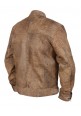 Men's Fashion Distressed Khaki Jacket